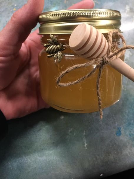 Top quality packaged honey at Green Goose Farm